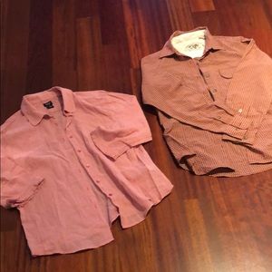2 button down shirts